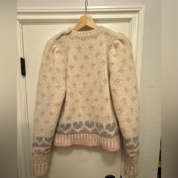 Love Shack Fancy Re-Edition Rosie Alpaca-Blend Pullover - Picture 7 of 8